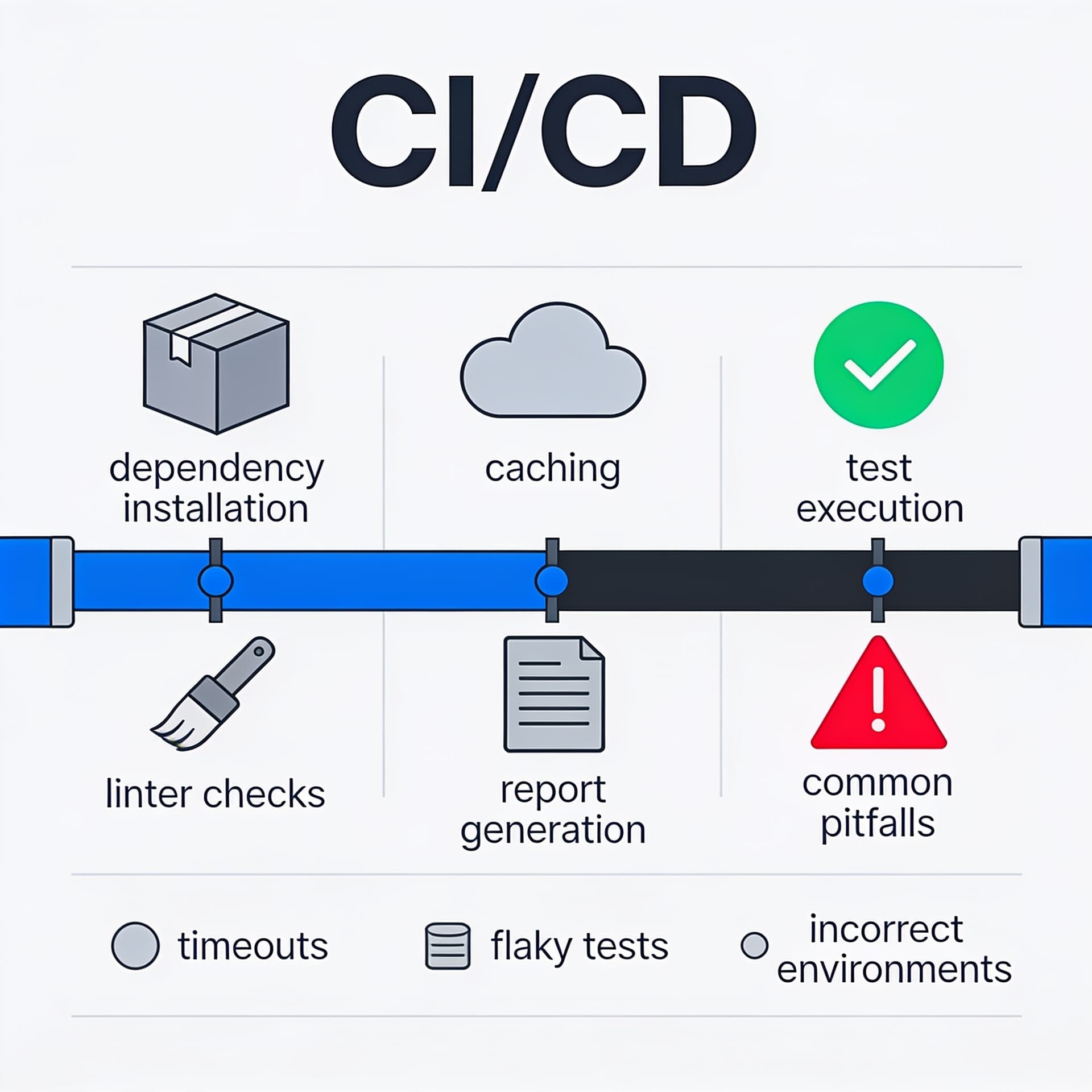 CI-подход для новичков: настройка тестов и проверок качества на GitHub Actions, чтобы всё проходило стабильно