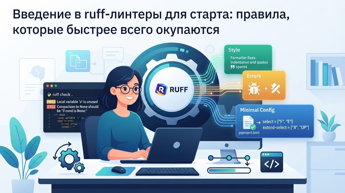 Введение в ruff-линтеры для старта: правила, которые быстрее всего окупаются