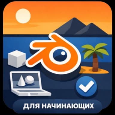 Blender на уровне "Любитель": База по 3D моделированию
